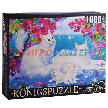 Пазлы 1000 Konigspuzzle &quot;Котинова. Цветы лето море&quot;