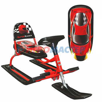 Снегокаты Игрушка Снегокат детский 114 &quot;Comfort Auto&quot; со складной спинкой (Racer)