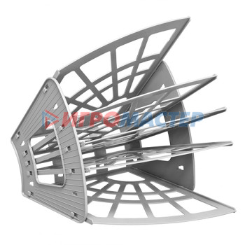 Лотки, подставки, корзины Лоток 5-ти секционный Эконом, 4 отделения, серый ЛТ415