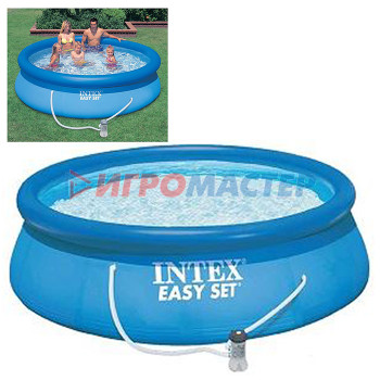 Бассейны Бассейн надувной Easy Set, 396 х 84 см, фильтр-насос, 28142NP INTEX