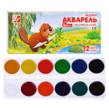 Акварель 12цв. &quot;ZOO&quot; без кисти 