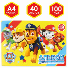 Альбом для рисования А4, 40 л., PAW Patrol