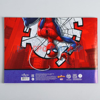 Альбом для рисования А4, 32 л., Spider-man, Человек-паук