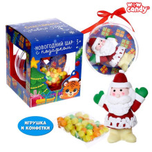 WOOW TOYS Новогодний шар, игрушка с конфетами. Тигр