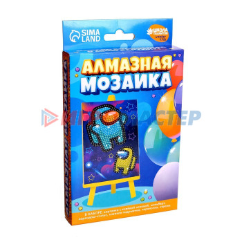 Алмазная мозаика для детей «Игровой мир» 10х15 см