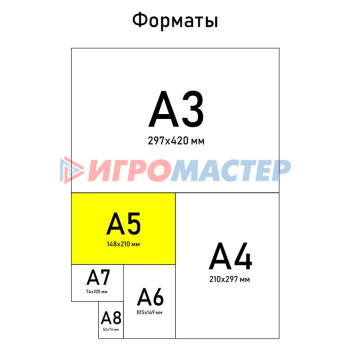 Блокноты в мягкой обложке на гребне «Аниме», А5, 40 листов