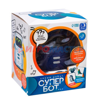 IQ BOT Интерактивный робот "Super bot", SL-05736C, звук, цвет синий