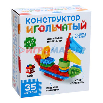 UNICON Конструктор игольчатый, 35 деталей