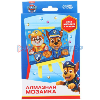 Алмазная мозаика для детей Paw Patrol "Щенки-герои"