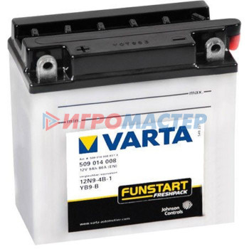 Аккумуляторная батарея Varta 9 Ач Moto 509 014 008 (12N9-4B/YB9-B)