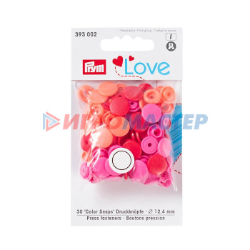 Kнопки Color Snaps PrymLove, размер 12 мм, 30 шт, Prym