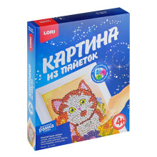 Картина из пайеток &quot;Котёнок&quot;