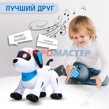 IQ BOT Робот-собака "Дружок Лакки", звук, свет SL-05864