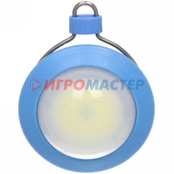 Фонарь кемпинговый подвесной COB 1 LED, 10*6,7 см 3хAA