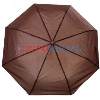 Зонт мужской автомат "Ultramarine - Эстет", цвет коричневый, d98, длина в слож. виде 28