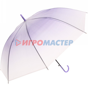 Зонт-трость женский "Градиент" микс 4 цвета, 8 спиц, d-92см, длина в слож. виде 72см