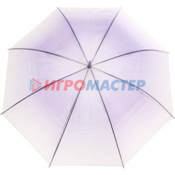 Зонт-трость женский "Градиент" микс 4 цвета, 8 спиц, d-92см, длина в слож. виде 72см