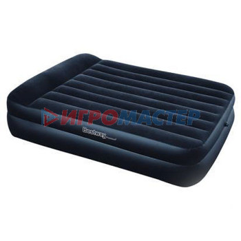 Кровать надувная Tritech Air Mattress Queen,203*152*46 см,встроенный насос 220В,Bestway (67403)