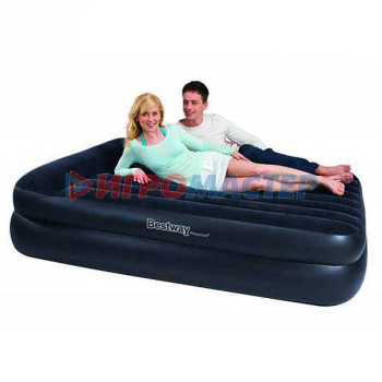 Кровать надувная Tritech Air Mattress Queen,203*152*46 см,встроенный насос 220В,Bestway (67403)