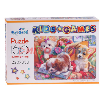 Пазл 160 &quot;Корги&quot; Kids Games. 