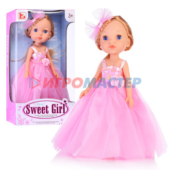 Куклы Кукла LS900-14 &quot;Варвара&quot; в розовом нарядном платье, в коробке