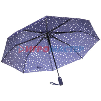 Зонт женский полуавтомат "Капли дождя", микс 6 цветов, 8 спиц, d-100см, длина в слож. виде 30см