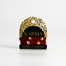 Резинки для волос «Karma», 2 шт., d = 5 см