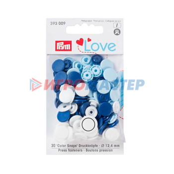 Kнопки Color Snaps PrymLove, размер 12 мм, 30 шт, Prym