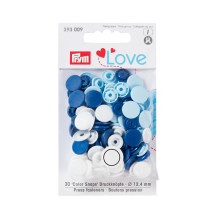 Kнопки Color Snaps PrymLove, размер 12 мм, 30 шт, Prym