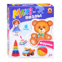 MAXI-пазл &quot;Игрушки&quot; в кор.