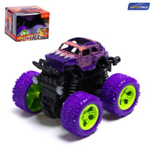 АВТОГРАД Джип инерционный "Monster truck", цвет сиреневый