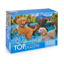 Пазлы 500 TOPpuzzle &quot;Игривые щенки&quot;