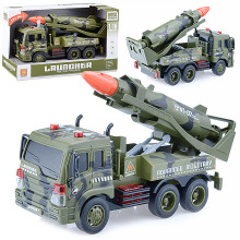 Машина WY650A &quot;Военная техника V1-07&quot; c ракетной установкой 1:16 (свет, звук) в коробке