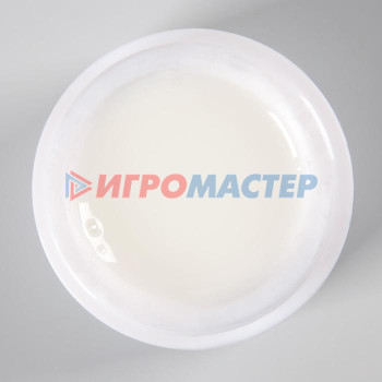 Fiber Gel для наращивания ногтей, со стекловолокном, LED/UV, 15 мл, цвет белый