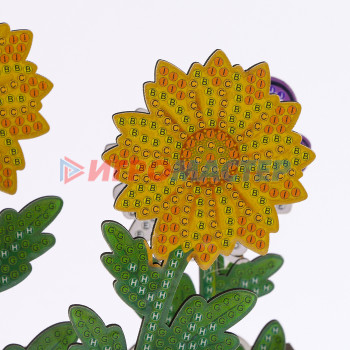 Алмазная вышивка "Цветы с бабочками" интерьерный декор
