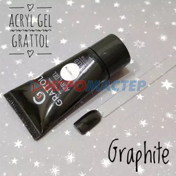 Акригель Grattol №12 Graphite, 30 мл