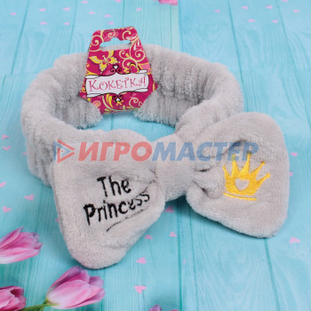 Повязка на голову "Кокетка - The Princess", микс 4 цвета, 6,5*16см