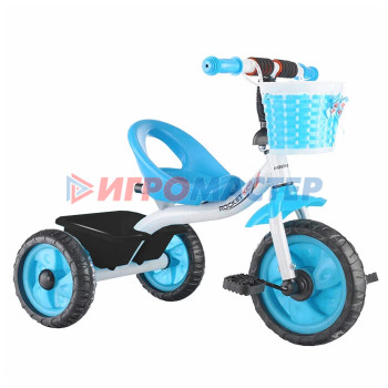 Велосипеды 3-х колесные Велосипед XEL-578-2, 3-х колесный, бело-голубой
