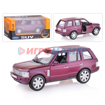 Коллекционные модели Машинка 1:33 Range Rover, пруж. мех., цв. в асс.