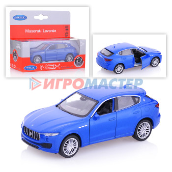 Коллекционные модели Машинка 1:38 Maserati Levante, пруж. мех., цвет в асс.