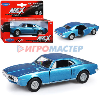 Коллекционные модели Машинка 1:38 Pontiac Firebird 1967, пруж. мех., цвет в асс.