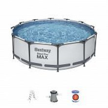 Бассейн каркасный Steel Pro MAX 366*100 см + 2 аксессуара Bestway (56418)