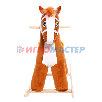 Качалка "Лошадь", цвет коричневый См-793-4_кор