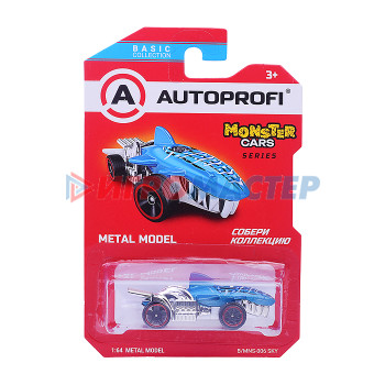 Коллекционные модели Машинка коллекционная 1:64, Серия Monster Cars, голубой