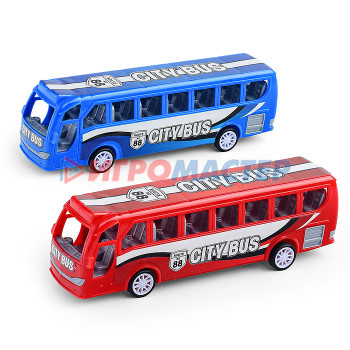 Транспорт и спецтехника инерционные Автобус JY88-1A &quot;City Bus&quot; инерц., в пакете