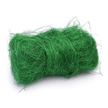 Волокно сизалевое натуральное 50 г, светло-зеленое, в пластиковом пакете с блистерным подв