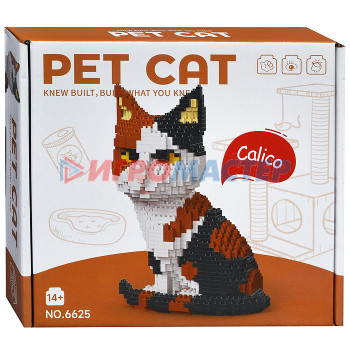 Блочные Конструктор 6625 &quot;Calico cat&quot; (1300 дет.) в коробке