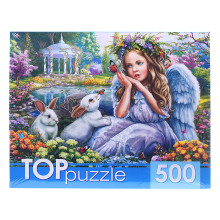 Пазлы 500 TOPpuzzle &quot;Ангелочек и кролики&quot;