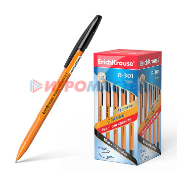 Ручки шариковые Ручка шариковая R-301 ORANGE 0.7 Stick 